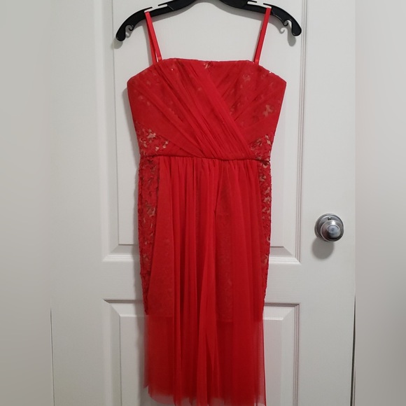 BCBGMAXAZRIA Red Dress - Picture 2 of 5